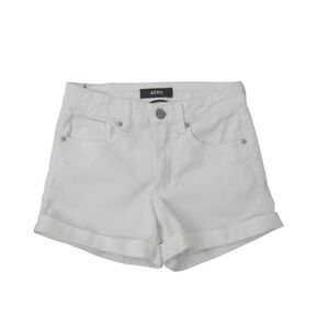 Aero shorts size 2 white high rise midi jean denim